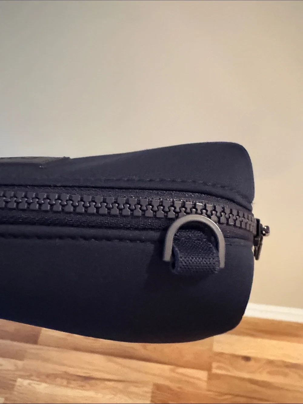 Dagne Dover Navy Neoprene Cosmetic Pouch Hunter toiletry bag small